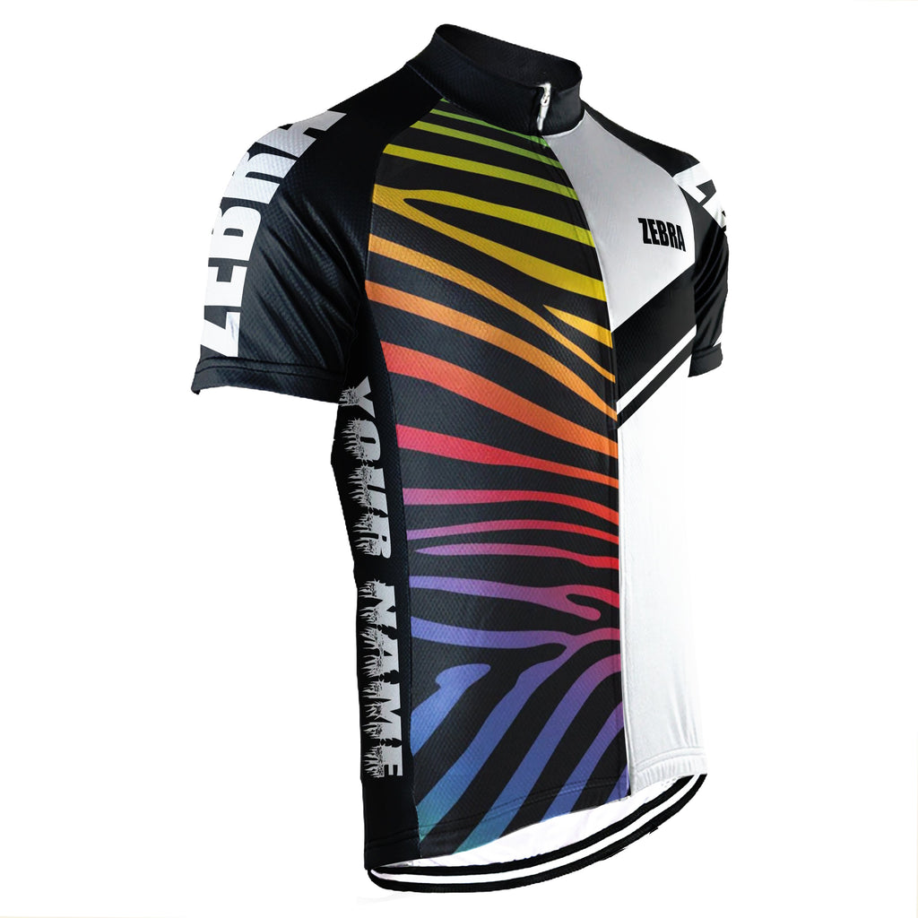 Mens Cycling Jersey - Zebra –