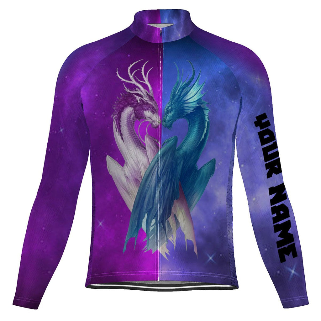 Customized Dragon  Long Sleeve Cycling Jersey for Men