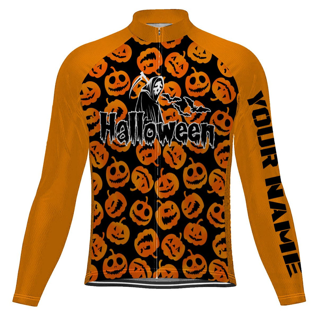 Customized Halloween Long Sleeve Cycling Jersey for Men