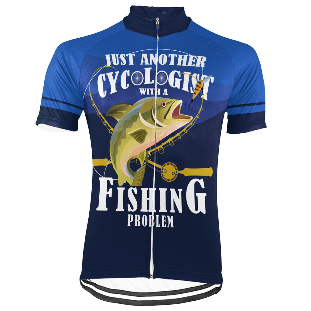 Customized Fishing Short Sleeve Cycling Jersey for Men