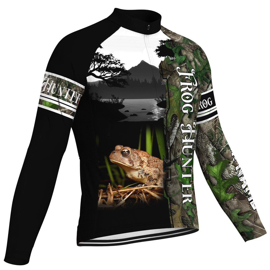 Customized Frog Long Sleeve Cycling Jersey for Men I01D02270620_01 / L